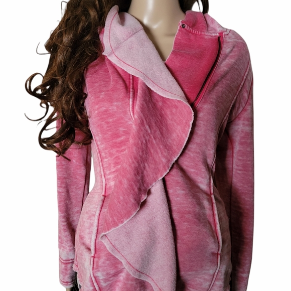 blanc noir Jackets & Blazers - BLANC NOIR Unique Fleece Jacket SZ Small